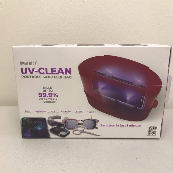 NIB Homedics UV-Clean Portable Sanitizer Bag - Picture 3 of 4
